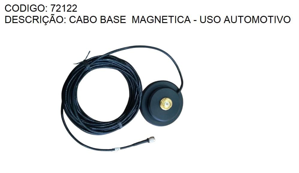 CABO BASE MAGNETICA - USO AUTOMOTIVO
